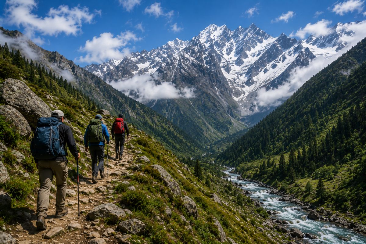 mountain-trekking