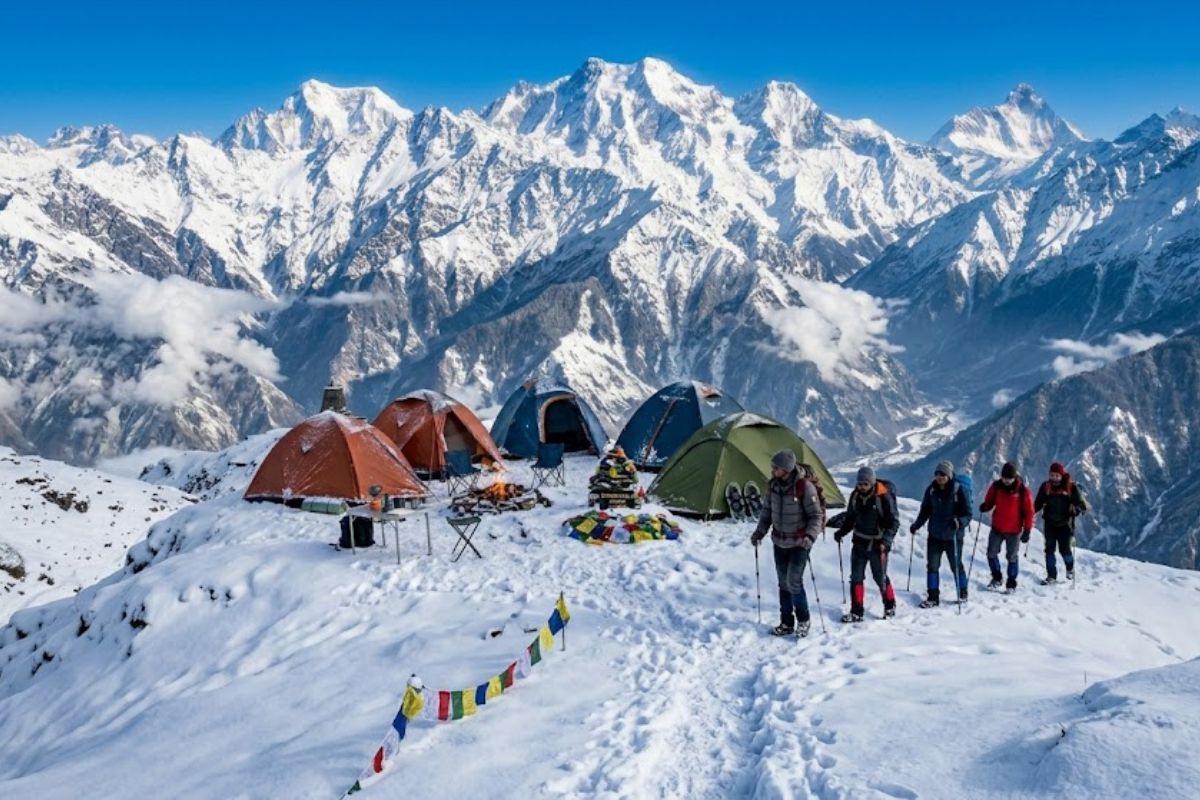 snow-trekking